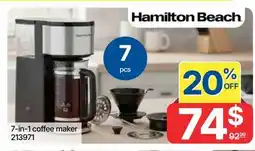 Rossy Hamilton Beach 7-in-1 coffee maker offer