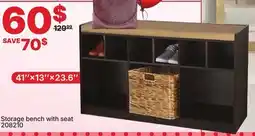 Rossy Storage bench with seat offer