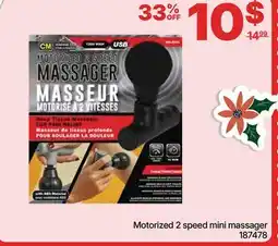 Rossy Motorized 2 speed mini massager offer