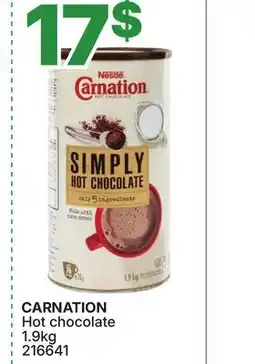 Rossy CARNATION Hot chocolate offer
