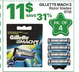Rossy GILLETTE MACH 3 Razor blades offer