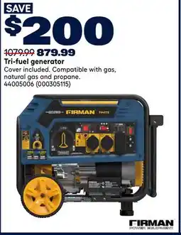 RONA FIRMAN Tri-fuel generator offer