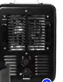 RONA 16, 2 heat settings offer