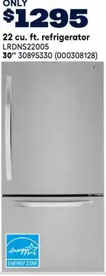 RONA LG 22 cu. ft. refrigerator offer