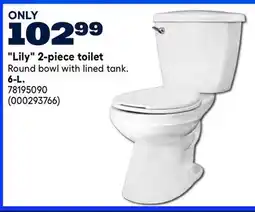 RONA 6-L Lily 2-piece toilet offer