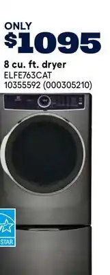 RONA 8 cu. ft. dryer offer