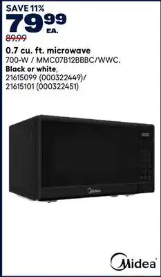 RONA MIDEA 0.7 cu. ft. microwave offer