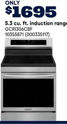 RONA FRIGIDAIRE GALLERY 5.3 cu. ft. induction range offer