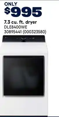RONA 7.3 cu. ft. dryer offer
