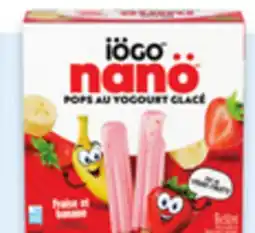Walmart Iögo or Iögo nano frozen yogurt novelties 8 x 50 mL or 4 x 80 mL or tubs 946 mL offer