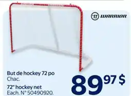 Walmart Warrior 72 hockey net offer