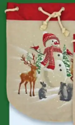 Walmart Holiday Time 24 x 27 Christmas jumbo bags with drawstring offer