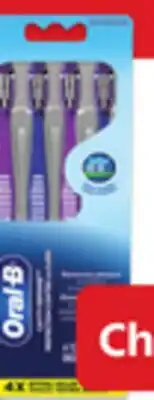 Walmart or Oral-B toothbrushes 4-packs offer