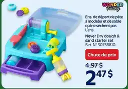 Walmart WONDER Factory Never Dry dough & sand starter set offer