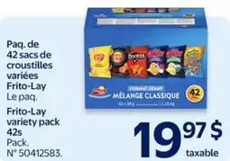 Walmart Frito-Lay variety pack 42s offer