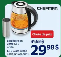 Walmart CHEFMAN 1.8 L Glass kettle offer
