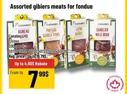 Mayrand Canabec Assorted game meats for fondue offer