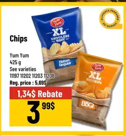 Mayrand Chips Yum Yum 425 g offer