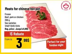 Mayrand Meats for chinese hot pot offer