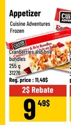 Mayrand Cuisine Adventures Cranberry and Brie offer