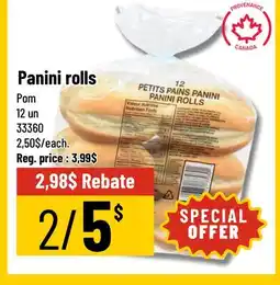 Mayrand Pom Panini Rolls offer