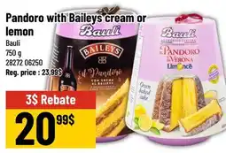 Mayrand Bauli Pandoro with Baileys cream or lemon offer