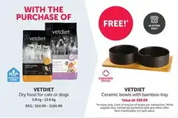 Mondou VETDIET Dry food for cats or dogs offer