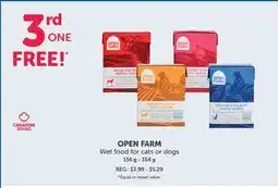 Mondou OPEN FARM Wet food for cats or dogs offer