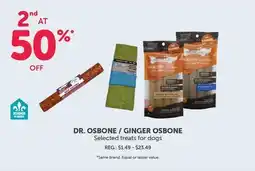 Mondou DR. OSBONE/GINGER OSBONE Selected treats for dogs offer