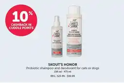 Mondou SKOUT'S HONOR Probiotic shampoo and deodorant for cats or dogs offer