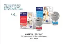 Mondou ADAPTIL/FELIWAY Diffuser starter Kit for cats or dogs offer