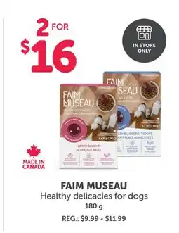 Mondou FAIM MUSEAU Healthy delicacies for dogs offer