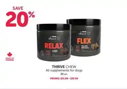 Mondou THRIVE CHEW All supplements for dogs offer
