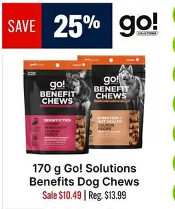 Ren’s Pets Depot Go! Solutions Benefits Dog Chews offer