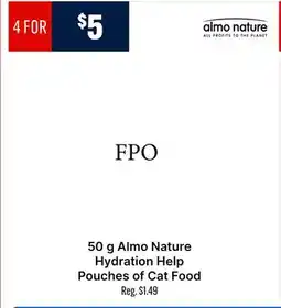 Ren’s Pets Depot Almo Nature Hydration Help Pouches of Cat Food offer