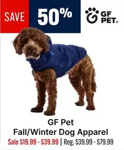 Ren’s Pets Depot GF Pet Fall/Winter Dog Apparel offer
