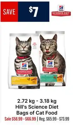 Ren’s Pets Depot Hill's Science Diet Bags of Cat Food offer