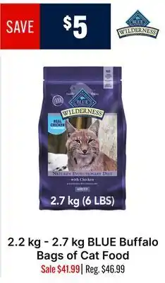 Ren’s Pets Depot BLUE Buffalo Bags of Cat Food offer