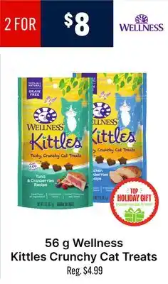 Ren’s Pets Depot Wellness Kittles Crunchy Cat Treats offer