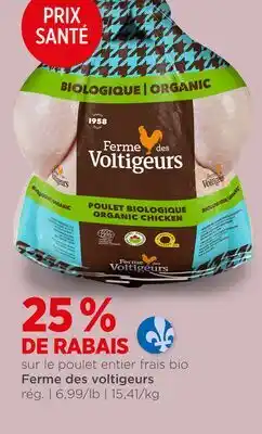 Avril Sur le poulet entier frais bio offer
