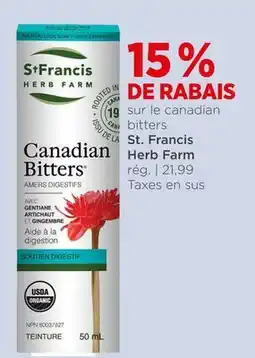 Avril Canadian bitters offer