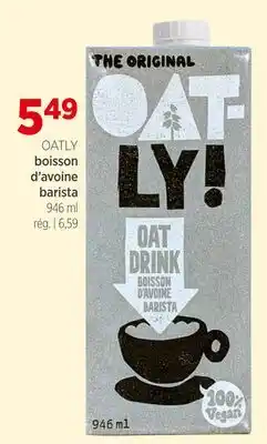 Avril boisson d'avoine barista offer