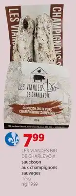 Avril saucisson aux champignons sauvages offer