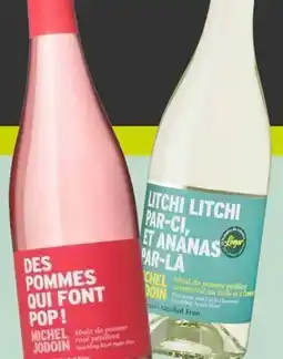 Avril Moût de pomme ou cidre pétillants offer