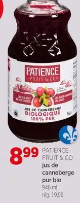 Avril jus de canneberge pur bio offer