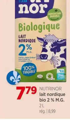 Avril lait nordique bio 2% M.G offer