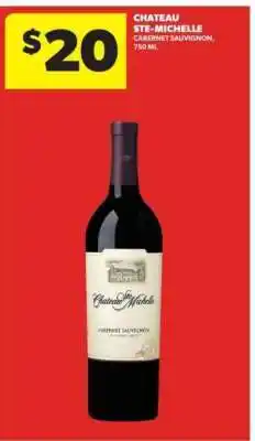 Real Canadian Liquorstore Chateau Ste Michelle offer