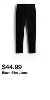 H&M Black Slim Jeans offer