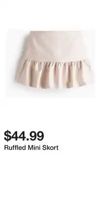H&M Ruffled Mini Skort offer