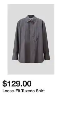 H&M Loose-Fit Tuxedo Shirt offer